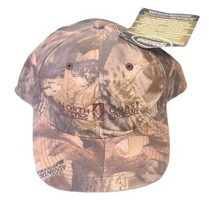 NWT North Coast Electric Company embroidered camo snapback trucker hat cap